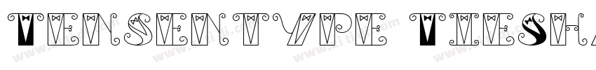 Tensentype TieShanKa字体转换